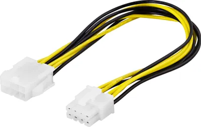 Produktbild von Deltaco SSI-42, 0,25 m, PCI-E (8-pin), PCI-E (8-pin)