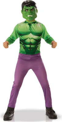Produktbild von Hulk™ Kinderkostüm Lizenzartikel grün-lila 7 bis 8 Jahre (122 bis 128 cm)