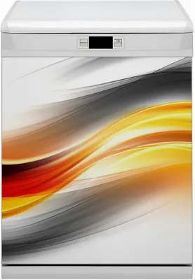 Produktbild von Dekorative Magnetmatte Küche Geschirrspüle 60x80 cm  Magnet für Spülmaschine  - Abstraktion