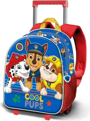 Produktbild von Karactermania Paw Patrol Cool 3d Rucksack Mit Rollen Blau  Blau One Size