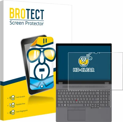 Produktbild von Für Lenovo ThinkPad P16 Gen 2 Touch Schutzfolie BROTECT Displayschutz Display Schutz Folie Klar Transparent