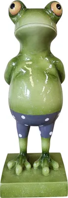 Produktbild von Dekofigur Frosch stehend 44 cm grün