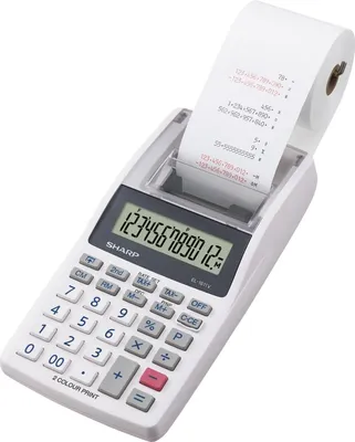 Produktbild von Tischrechner druckend EL-1611 V 12 Stellen, Netzteil optional Packung mit 10 Stück