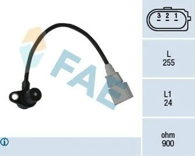 Produktbild von FAE 79050 Kurbelwellensensor Impulsgeber für VW Golf V Schrägheck (1K1)