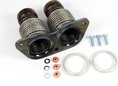Produktbild von Katalysator Flexrohr inkl. Dichtsatz 2x 55,5 x 135mm für BMW 1er E81 3er E90-E93