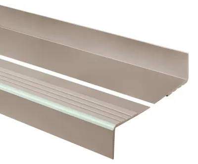 Produktbild von Antirutsch-Profil für Treppen, RDFL, 2,75 m, beige - Quest