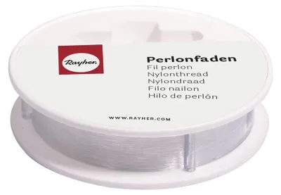 Perlondraht weiß 25 m, 0,7 mm Ø in Box