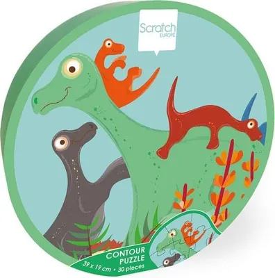 Imagen del producto de SCRATCH Konturpuzzle – Dinosaurio