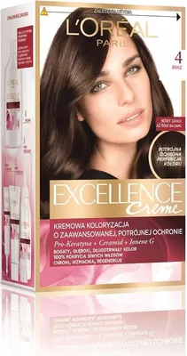 Produktbild von Loreal Excellence Creme Farbe Creme 4 braun