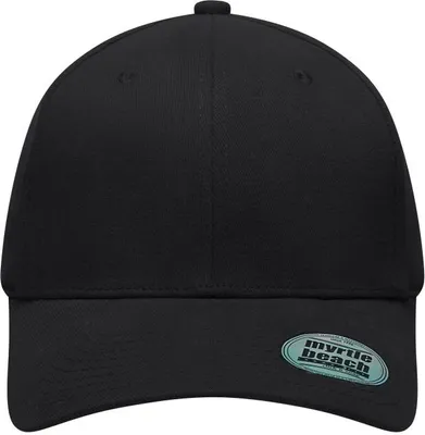 Produktbild von Trendiges 6 Panel Cap ohne Verschluss black, Gr. L/XL