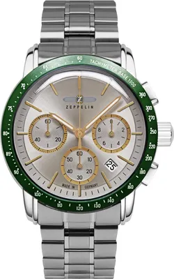 Zeppelin 8878MB-5 Herrenuhr New York Chronograph Stahl/Bicolor 1