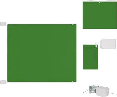 Image de vidaXL Store vertical vert clair 60x1000 cm Tissu Oxford - Parasols & Protection solaire