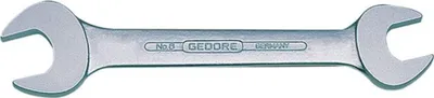 Image de Clé à fourche double selon DIN 3110 19/32 x 11/16" Gedore | 4010886607060