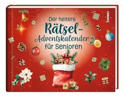 Obrázok produktu pre Zábavný adventný kalendár plný hádaniek pre seniorov