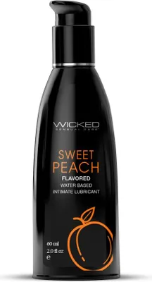 Produktbild von Gleitmittel Erdbeere Wicked Sensual Care Pfirsich 60 ml