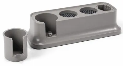 Produktbild von Espresso Tamper Station (51–58 mm) aus ABS – Anti-Rutsch, mit Aufbewahrung – Tampermatte und Halterung für Siebträgerzubehör
