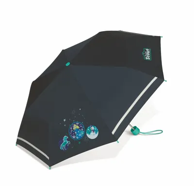 Produktbild von Scout Kinder Regenschirm Kinderschirm Schirm Sternenhimmel Blau 10048