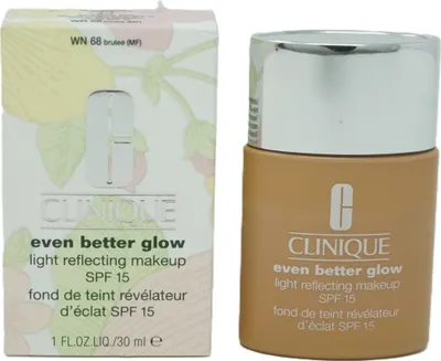 Obrázek produktu pro Clinique Even Better Glow Light Reflecting Makeup SPF 15, Láhev, Krém, Smíšená pleť, Mastná pleť, Ochana, Lesklý, Vyhlazující, Světlý, Teplé