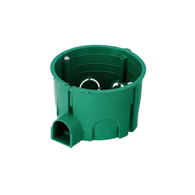 Immagine prodotto di Scatola di derivazione da incasso Ø60 con viti verde EDO777894 EDO Technic
