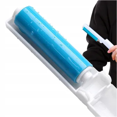Produktbild von Sulpo Silikon-Kleiderrolle zur Tierhaar- und Fusselentfernung, blau