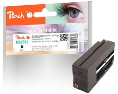Obrázek produktu pro Peach PI300-927, Vysoká (XL) výtěžnost, Černá, 52 ml, 1 kusů, 52 str., Balení po jednom
