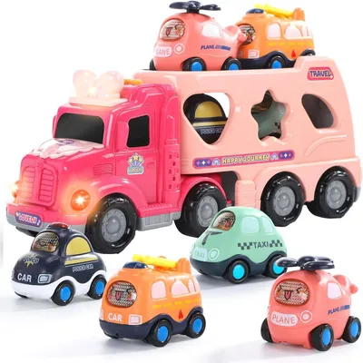 Imagen del producto de Juego de construcción de vehículos, de 5 piezas, para fomentar la creatividad, ideal para niños
