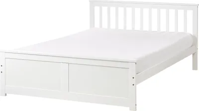 Obrázok produktu pre BELIANI Posteľ biela borovicové drevo MDF 140 x 200 cm s čelom minimalistický škandinávsky štýl spálňa detská izba