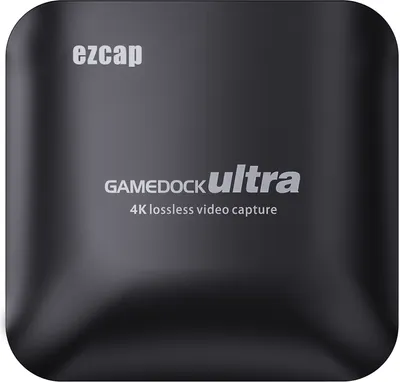 Obrázek produktu pro Ezcap326C 4K HDMI Video Capture Card, Game Capture Live Broadcast Box, maximální podpora 2160p Loop Out, nahrávání her v reálném čase živého vysílání, černý