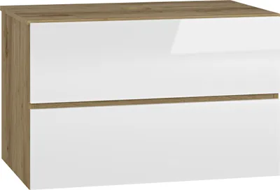 Obrázek produktu pro nabbi Koupelnová skříňka pod umyvadlo Baleta S80 - craft zlatý/bílý lesk