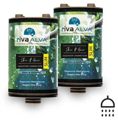 Produktbild von rivaALVA Skin & Hair SLIM Duschfilter | Ersatzkartusche