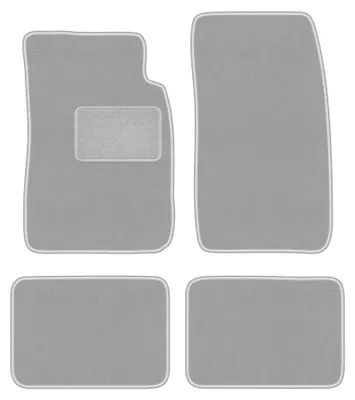 Immagine prodotto di Tappetini in moquette per Daihatsu Feroza F300 / F310 1989-1998 (fuoristrada) – set 4 pezzi, grigi, su misura – Wielganizator OSLO