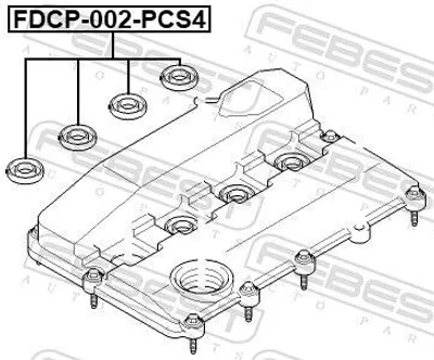 Obrázok produktu pre Febest Fdcp-002-Pcs4