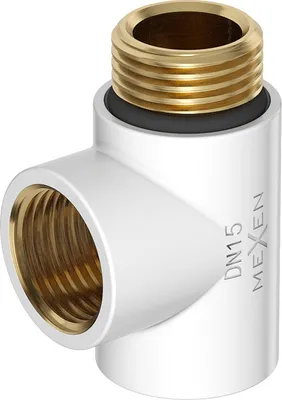 Produktbild von Mexen T-Stück für Elektroheizstab, Weiß - W906-000-20