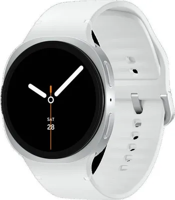 Obrázok produktu pre Samsung Galaxy Watch 8 3,3 cm (1,3") AMOLED 40 mm Digitlny 438 x 438 pixelov Dotykov displej 4G Strieborn Wi-Fi GPS (satelit)