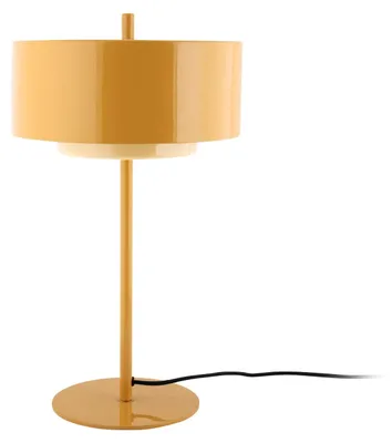 Produktbild von Leitmotiv - Tischleuchte Grato Anillo - ockerfarben - Ø29cm Tischlampe - Nachttischlampe, Wohnzimmer, Schlafzimmer