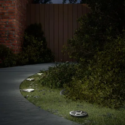 Immagine prodotto di vidaXL Luci solari a terra con picchetto a terra 4 pz. Bianco caldo