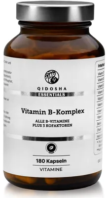 QIDOSHA Vitamin B Komplex ultra-hochdosiert & bioa… – Bild 1