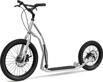 Produktbild von Tretroller Yedoo New Mezeq RunRun 20/16 Dogscooter Scooter Cityscooter silber