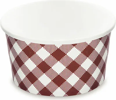 Produktbild von VEPATIM 150 Papierbecher Feinkostbecher Eisbecher rund weiß 350 ml Ø 11,5 cm