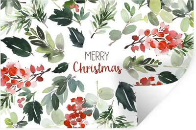 Produktbild von MuchoWow® Wandtattoo Wandsticker Wandaufkleber Weihnachten - Zitat - Aquarell 90x60 cm Selbstklebend und Repositionierbar - Aufkleber
