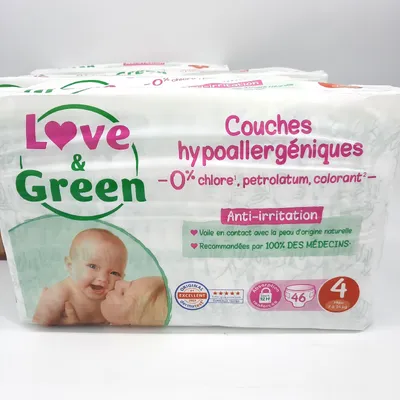 Image de Love Green Soins pour bébés Couches Green Baby Care Type de modèle : Douceur câline