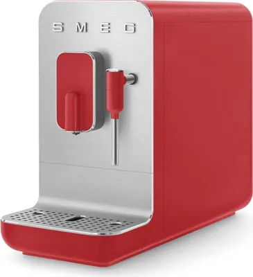 Produktbild von Smeg BCC02RDMEU Kompakte Kaffeevollautomat mit Dampffunktion Matt Rot