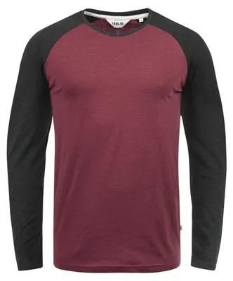 Produktbild von Solid SDBastien Herren Longsleeve Langarmshirt Shirt mit Rundhalsausschnitt Baumwollmischung Regular fit