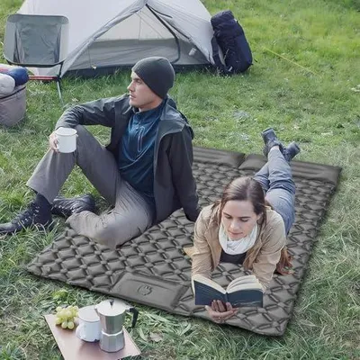 Produktbild von Aufblasbares Luftbett für Camping und Outdoor-Aktivitäten