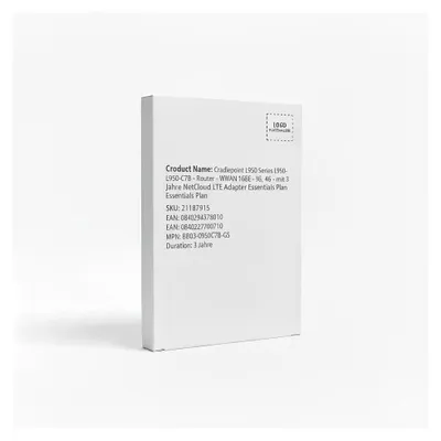 Obrázok produktu pre Cradlepoint L950 Series L950-C7B - Router - WWAN 1GbE - 3G, 4G - mit 3 Jahre NetCloud Branch LTE Adapter Essentials Plan