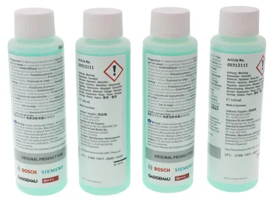 Immagine prodotto di Bosch Siemens 4x flaconi detergenti igienizzanti originali 125ml asciugatrice