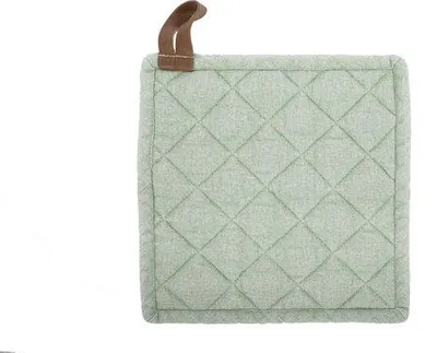 Productafbeelding van Tiseco Myrna, panhouder, groen, katoen, geschikt voor beide handen, 30°C, 20 cm