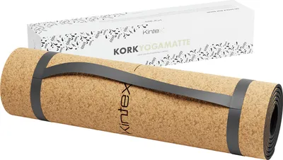 Produktbild von Kintex Kork Yogamatte, 183 cm x 61 cm x 0,6 cm