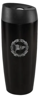 Produktbild von Arminia Bielefeld Thermobecher Logo schwarz