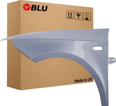 Image de BLU Aile Compatible avec Seat Ibiza (6J - IV 4. Generation) LY7H Gauche Silber AkoyaSilber | 2008-2017 | Avant | Peint| Prêt à Monter | Acier